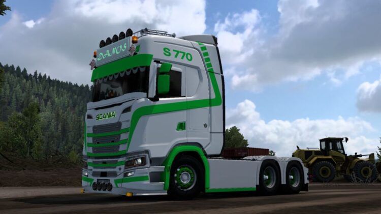 Green Forest skin for Next Gen Scania S, R.
