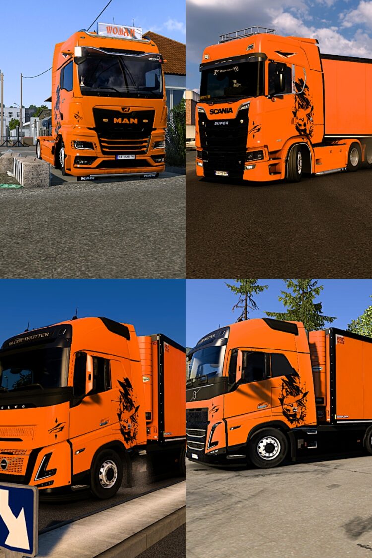 Pikachu (Aero X Fh5 cab, Scania S, MAN TGX2020)