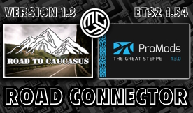 Road to Caucasus + ProMods The Great Steppe RC v.1.3