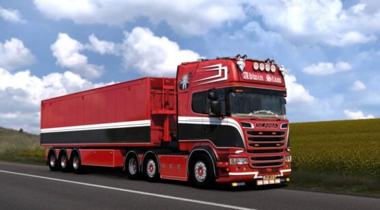Scania R580 Adwin Stam + Trailer v7.1