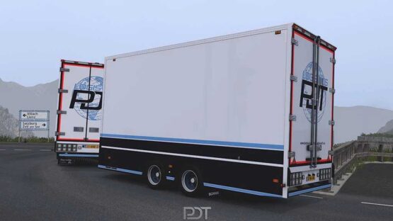 Scania S650 Tandem PDT Logistics + Trailer v9.0
