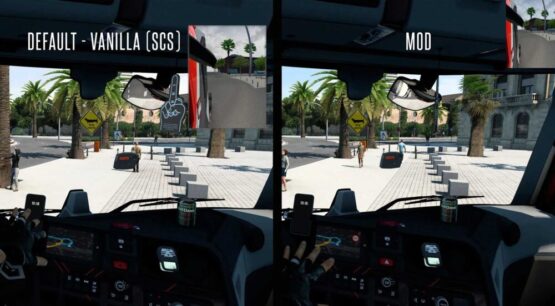 Top Corner & Small Mirrors No Frame Version v1.54