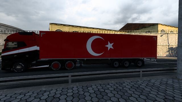 Turkish Flag Trailer &ndash; ETS2