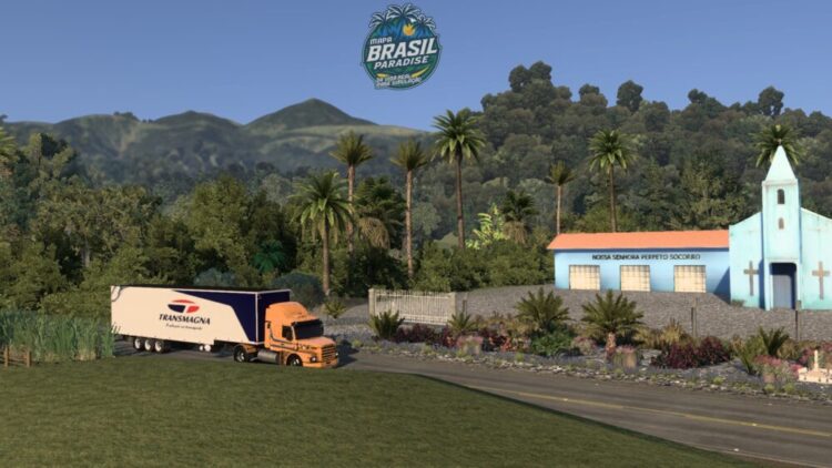 Map Brasil Paradise For ETS2 1.54 and 1.55