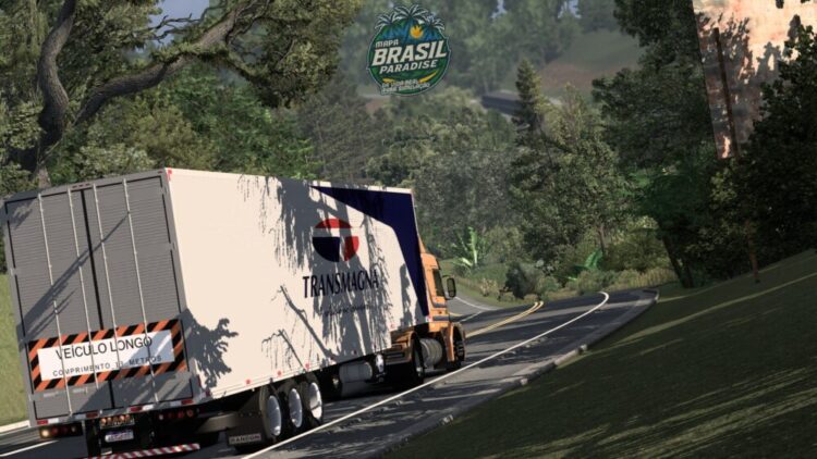 Map Brasil Paradise For ETS2 1.54 and 1.55