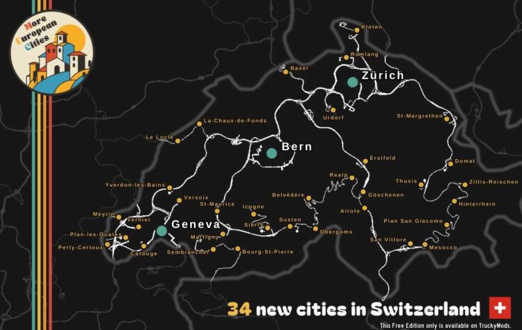 More European Cities (Switzerland) v1.1