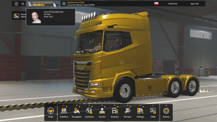 PROFILE DAF 2021 JASPER’S BY RODONITCHO MODS 1.0 1.55 29 06 2025