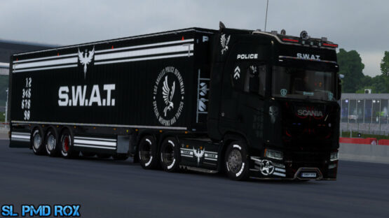 SCANIA LAPD S.W.A.T. SKIN