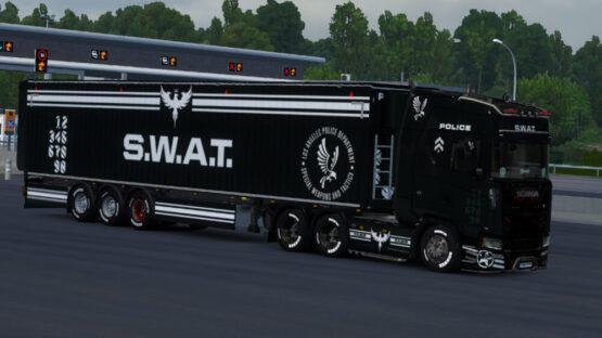 SCANIA LAPD S.W.A.T. SKIN