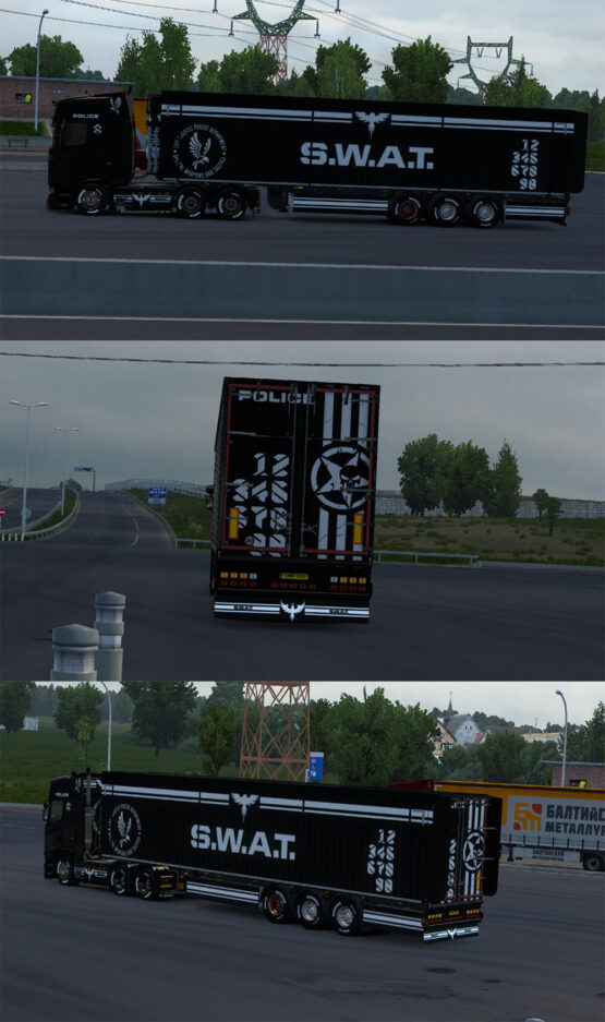 SCANIA LAPD S.W.A.T. SKIN