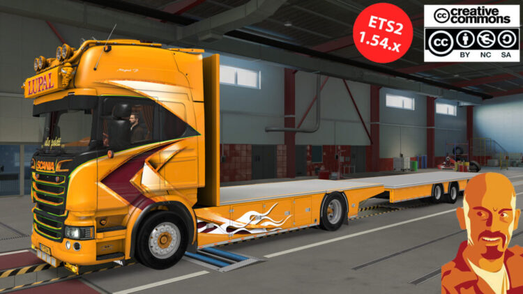 SCANIA STREAMLINE 730 LUPAL v5.0 ETS2 1.54.x