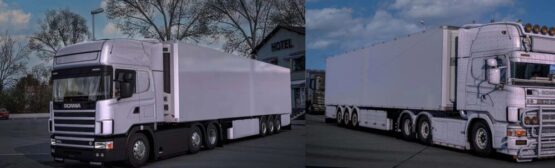 Scania Lion 164L V8 Special + Schmitz FCP245 Thermo Trailer v1.54
