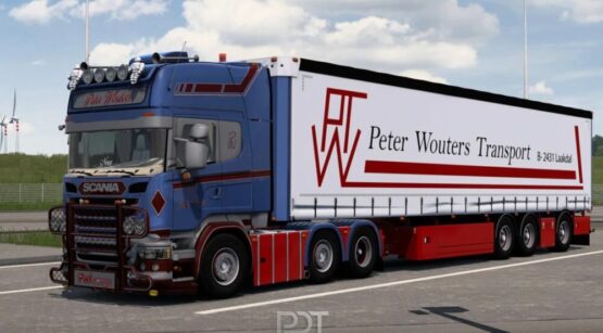 Scania R520 Peter Wouters + Trailer v5.0