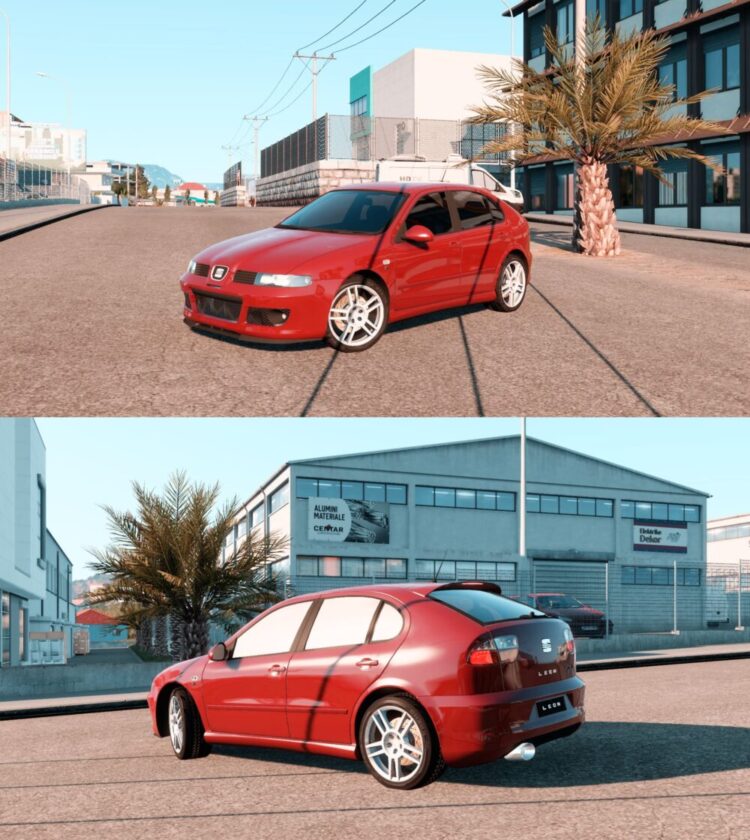 Seat Leon Cupra 2003 with popcorn 2.2 1.54x