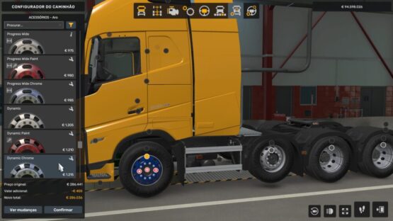 ATS WHEEL AND TIRE PACKAGE FOR ETS2 BY RODONITCHO MODS 1.0 1.55 21 07 2025