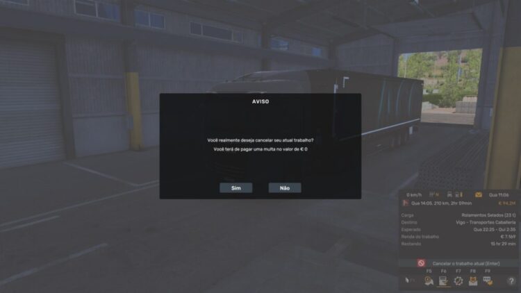 CANCEL CURRENT FREE JOB ETS2 BY RODONITCHO MODS 1.0 1.55 22 07 2025