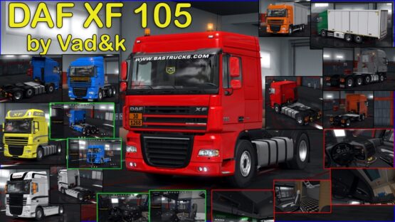 DAF XF 105 by vad&k v 7.18