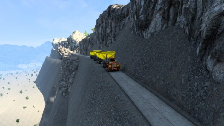 Dangerous Roads Map mod ETS2 1.54 and 1.55
