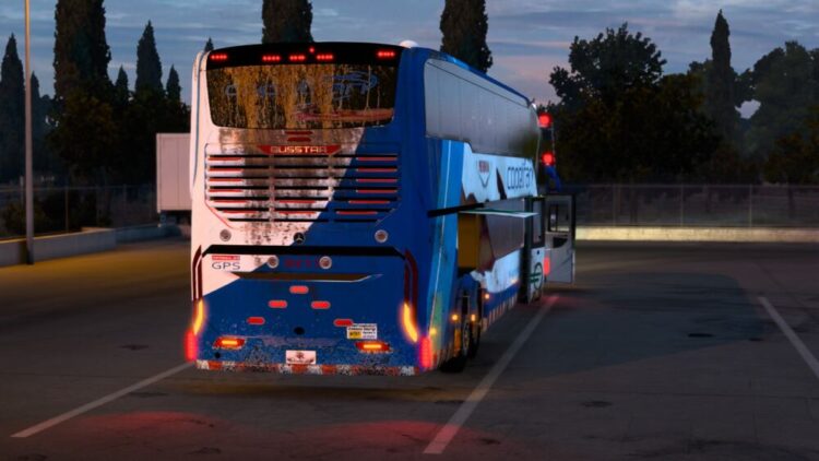 ETS2 BUSSCAR S1 BUS MOD V6 1.55 Fix