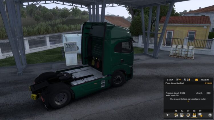 FREE FUEL IN THE GARAGE ETS2 BY RODONITCHO MODS 1.0 1.55 20 07 2025