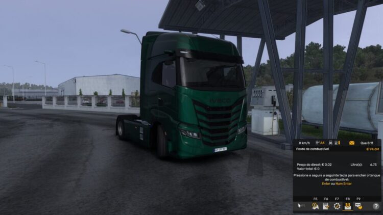 FREE FUEL IN THE GARAGE ETS2 BY RODONITCHO MODS 1.0 1.55 20 07 2025