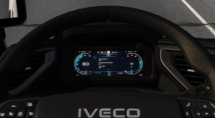 Iveco S-Way Improved Dashboard v1.56