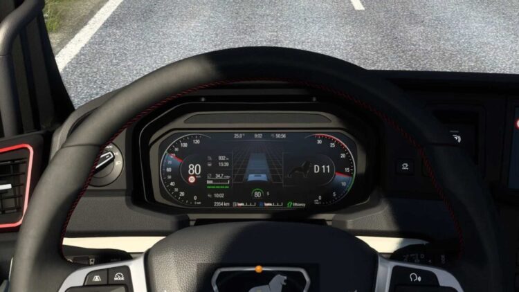 MAN TGX 2020 Improved Dashboard v1.8 (1.55)
