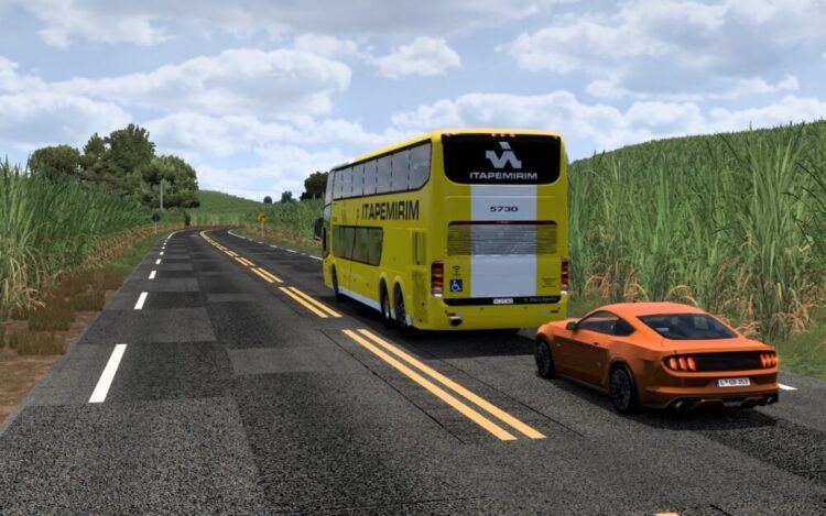 New Realistic Brazil Map Mod For ETS2 1.55