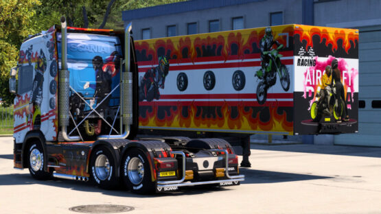 Scania Bike Riders Skin 1.55 Game Version Update