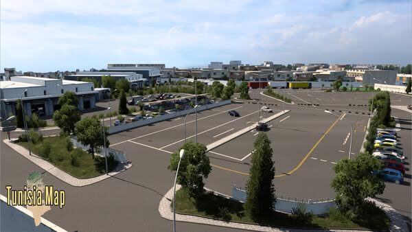 Tunisia Map 1.2 for ETS2 version 1.55