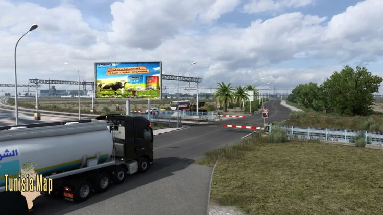 Tunisia Map 1.2 for ETS2 version 1.55