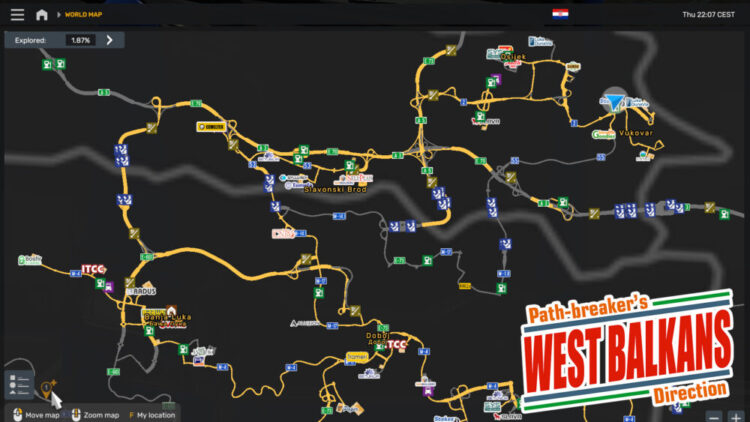 West Balkans Path-Breaker’s Direction (WBPD) Map v4.5