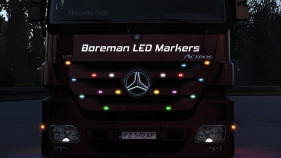 Boreman LED Marker Lights Pack v1.9 - ETS2 1.55