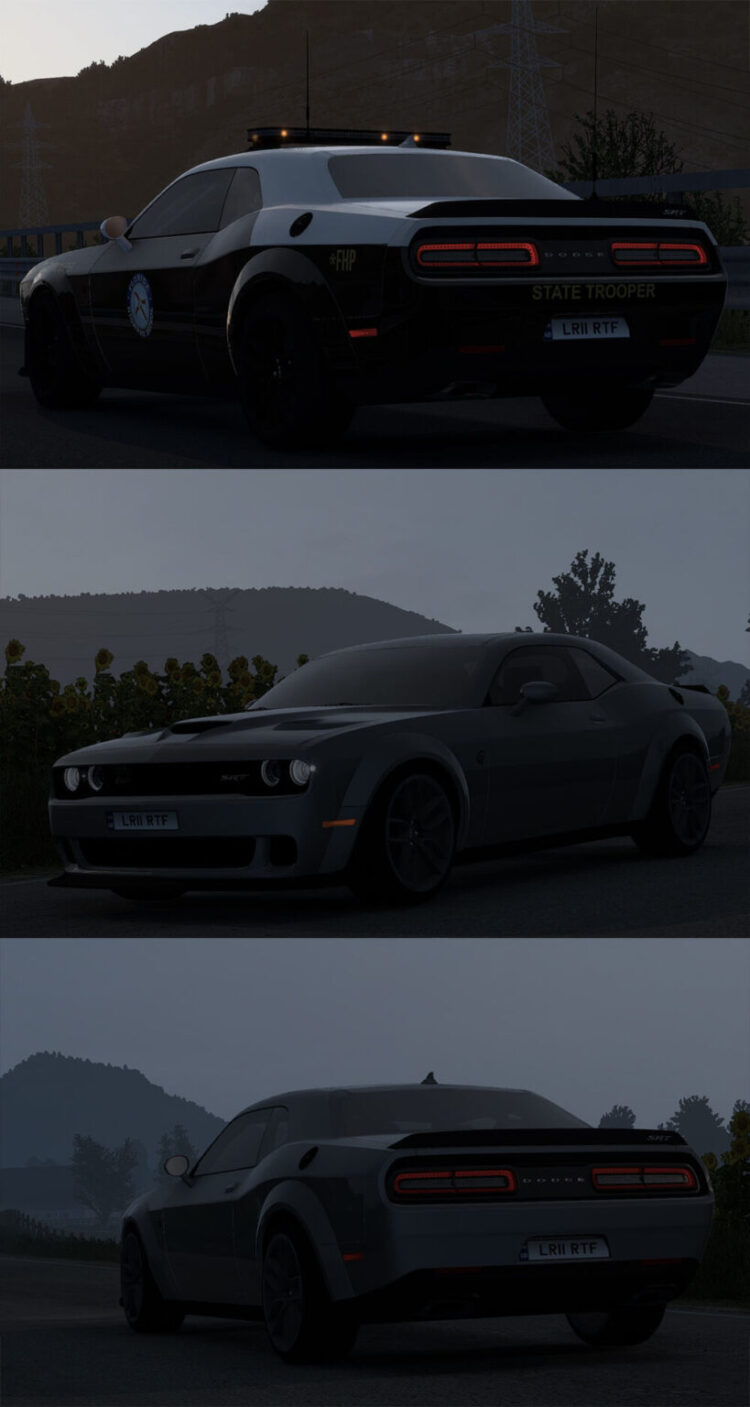 Dodge Challenger SRT Hellcat Widebody 2018 V2.4 1.55