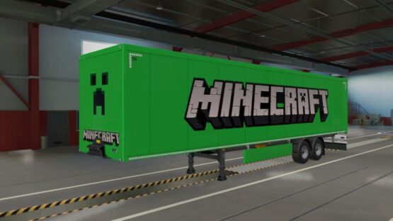 Minecraft Trailer Skin + Mudflap