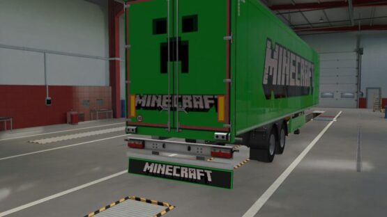 Minecraft Trailer Skin + Mudflap