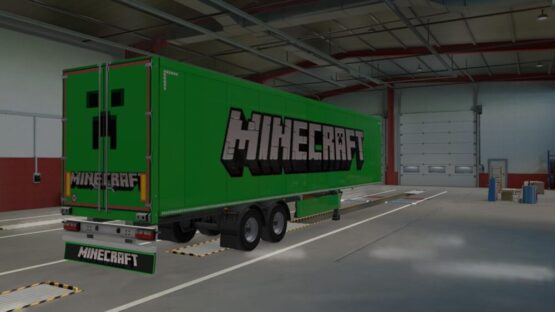 Minecraft Trailer Skin + Mudflap