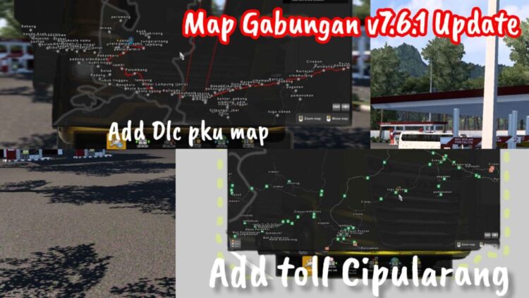 New Indonesia Combo Map v7.6 ETS2 1.48.5 - 1.55