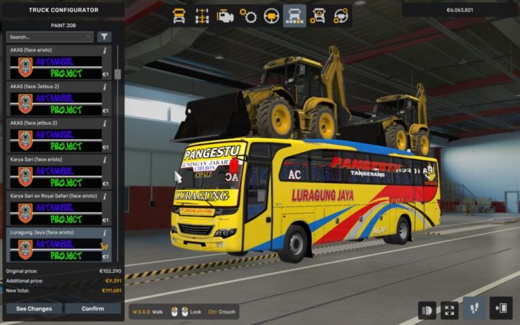 Overloaded Bus Travego Mod Pack ETS2 1.43 TO 1.55