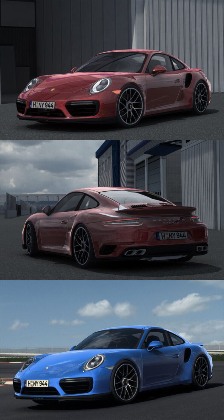 Porsche 991.2 911 Turbo S 2016 V2.2 1.55