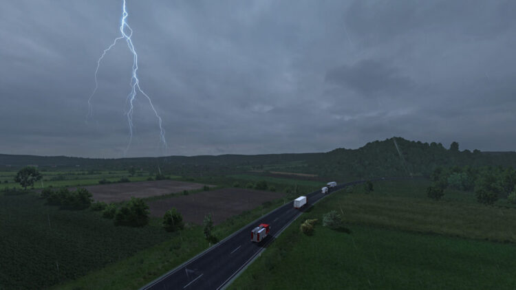 Realistic Weather System V1.4 [ETS2 1.55]