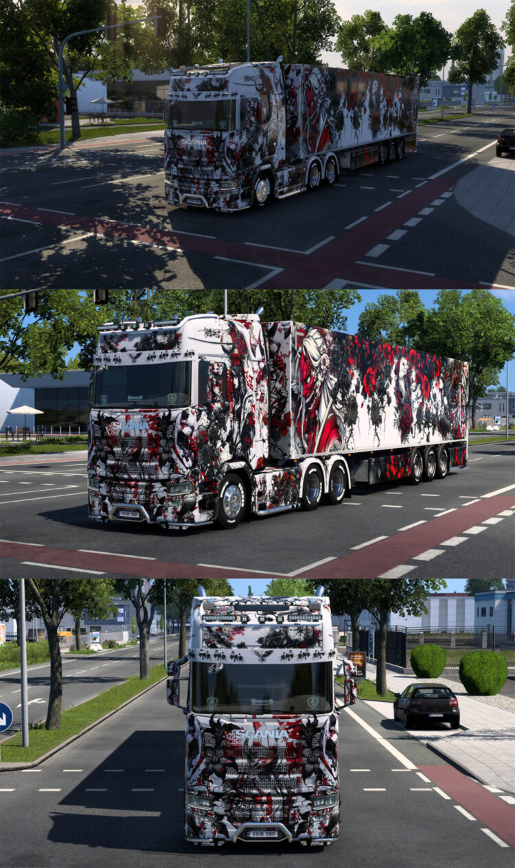 SCANIA DEMON WOMAN SKIN