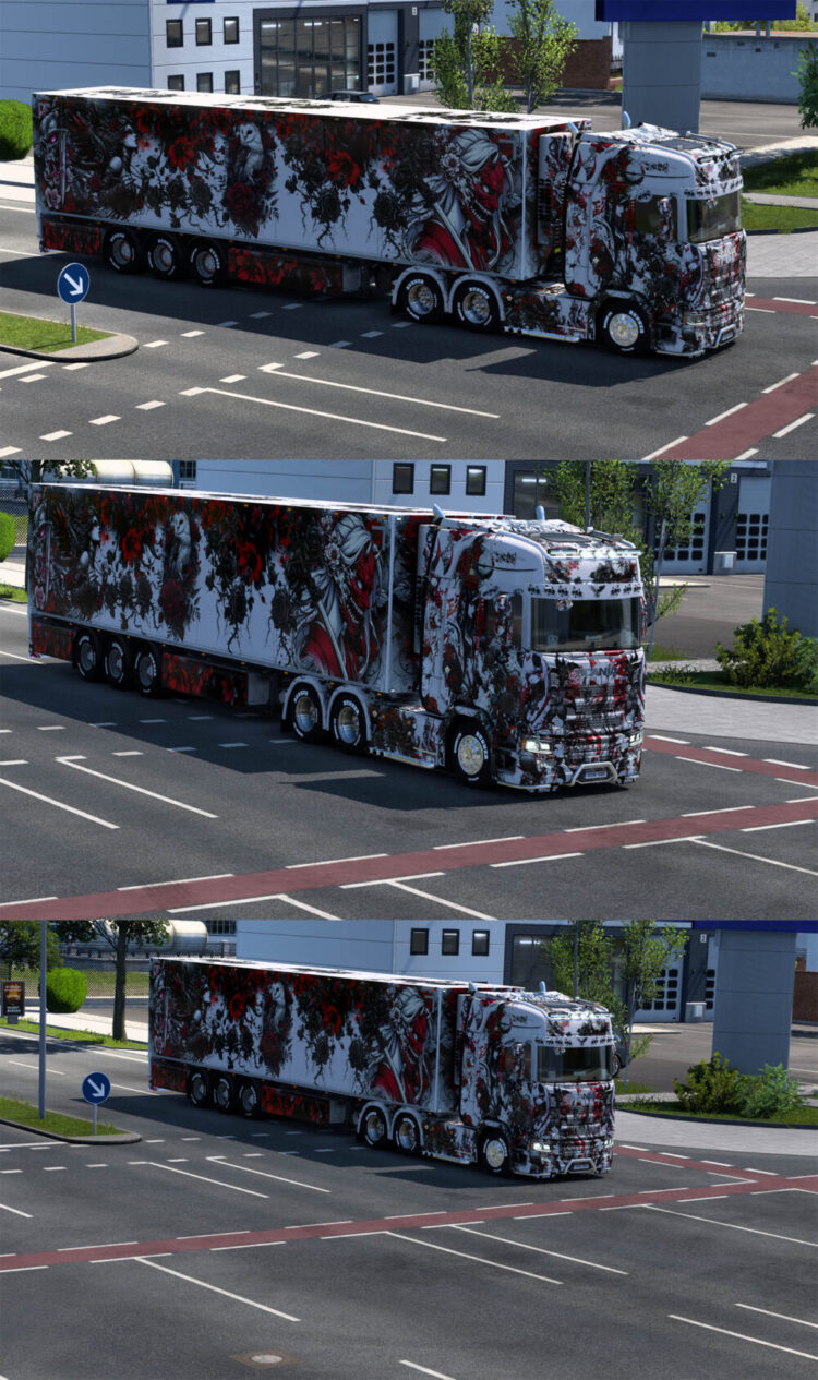 SCANIA DEMON WOMAN SKIN