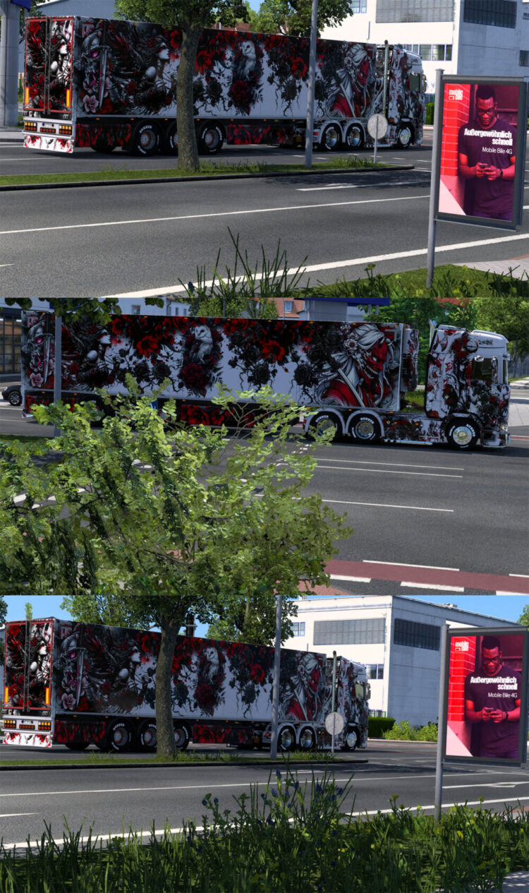 SCANIA DEMON WOMAN SKIN