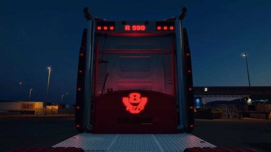 Scania PGRS V8 Backwall v1.0