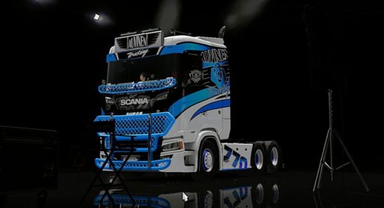 Scania S 8k Auvinen skin