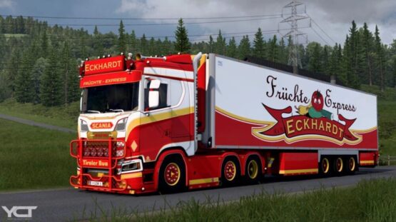 Scania S650 Eckhardt + Lamberet Trailer v4.0