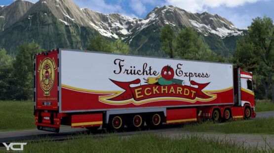 Scania S650 Eckhardt + Lamberet Trailer v4.0