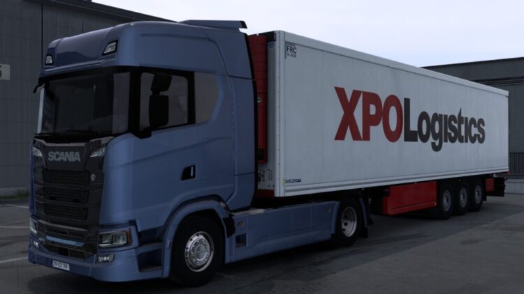 XPO LOGISTICS KRONE COOL LINER BY RODONITCHO MODS 1.0 1.55 19 08 2025