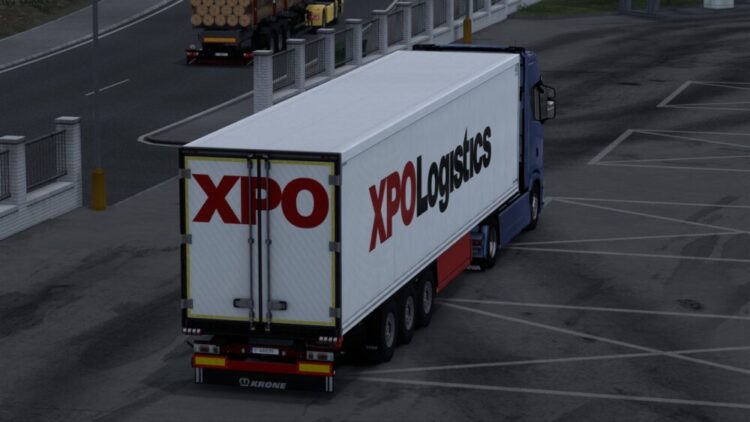 XPO LOGISTICS KRONE COOL LINER BY RODONITCHO MODS 1.0 1.55 19 08 2025